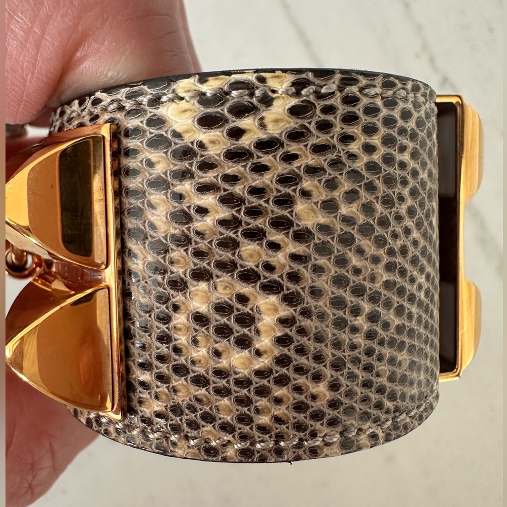 Hermès Collier de Chien bracelet - lizard - Picture 3 of 9